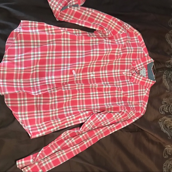 J. crew quality woven shirts by J. crew mens large plaid shirt like new
